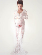Maternity Gown Lace Fancy Summer Pregnant Dress