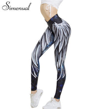 3d Wing Push Up Sporting Fitness Leggings